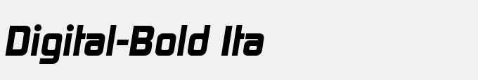 Digital-Bold Ita