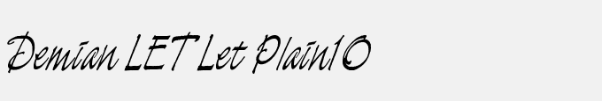 Demian LET Let Plain:1.0