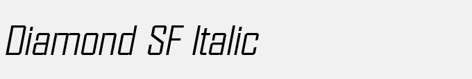 Diamond SF Italic