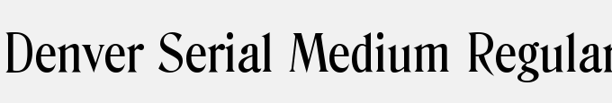 Denver-Serial-Medium-Regular