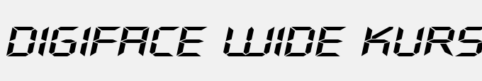 Digiface Wide Kursiv