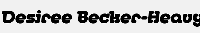 Desiree Becker-Heavy Italic