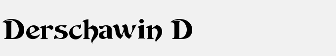 Derschawin D