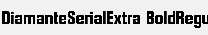 Diamante-Serial-Extra Bold-Regular