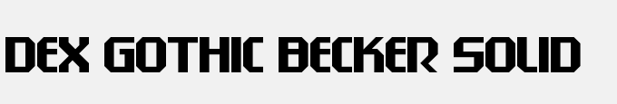 Dex_Gothic_Becker_Solid