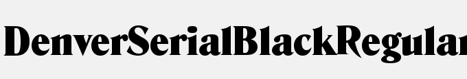 Denver-Serial-Black-Regular