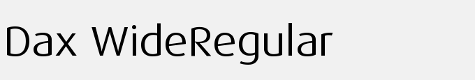 Dax Wide-Regular