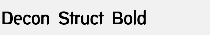 Decon Struct-Bold