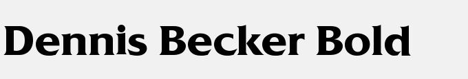 Dennis Becker Bold