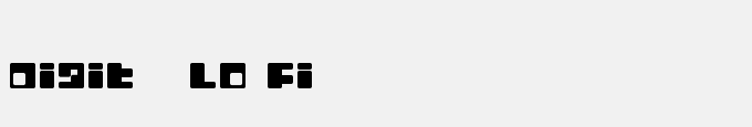 Digit  Lo Fi