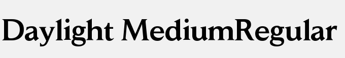 Daylight Medium-Regular