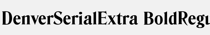 Denver-Serial-Extra Bold-Regular