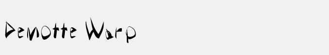 Demotte Warp