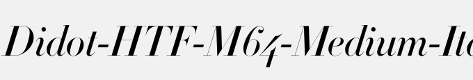 Didot-HTF-M64-Medium-Ital