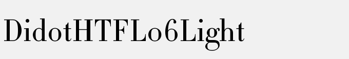 Didot-HTF-L06-Light