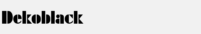 Dekoblack