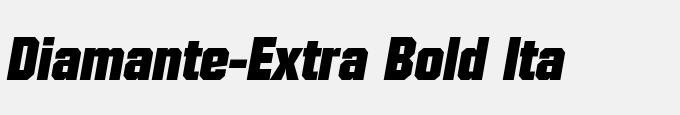 Diamante-Extra Bold Ita