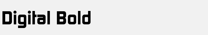 Digital-Bold