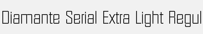 Diamante-Serial-Extra Light-Regular