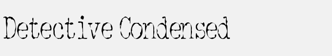 Detective Condensed