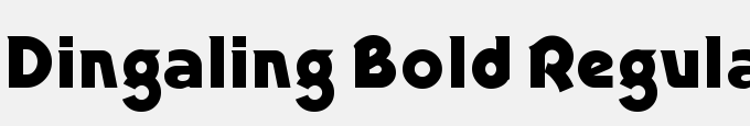 Dingaling Bold Regular