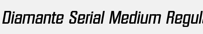 Diamante-Serial-Medium-Regular Italic