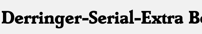 Derringer-Serial-Extra Bold-Regular