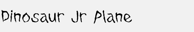 Dinosaur Jr Plane