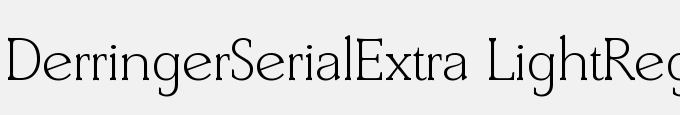 Derringer-Serial-Extra Light-Regular