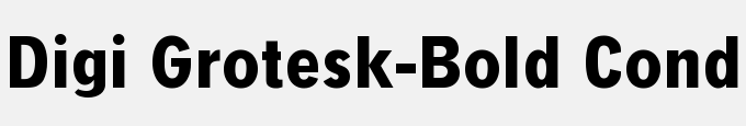 Digi Grotesk-Bold Condensed