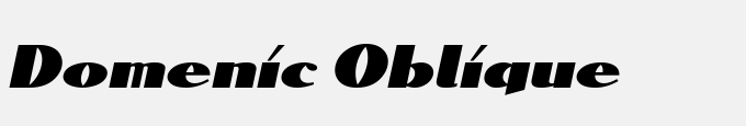 Domenic Oblique