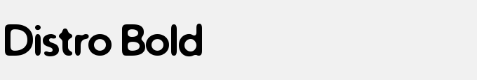 Distro Bold