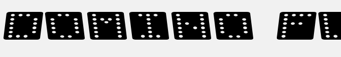 Domino Flad Kursiv