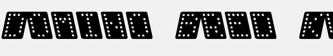 Domino Bred Kursiv