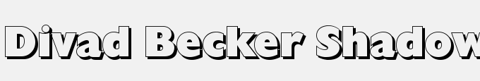 Divad Becker Shadow-Bold