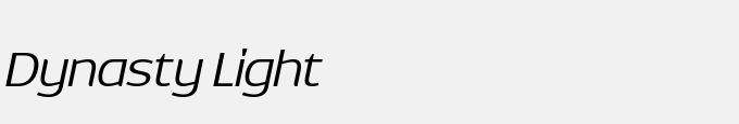 Dynasty Light Italic