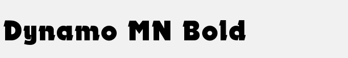 Dynamo MN Bold