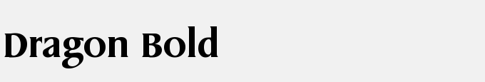 Dragon-Bold