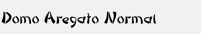Domo Aregato Normal