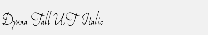 Dyana Tall UT Italic