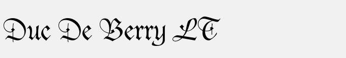 Duc De Berry LT