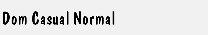 Dom Casual Normal