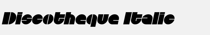 Discotheque Italic