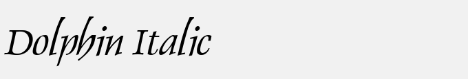 Dolphin Italic