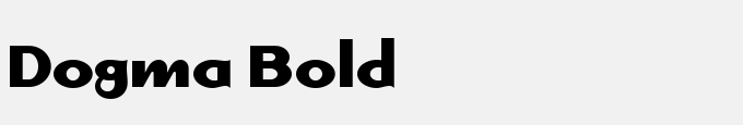 Dogma Bold