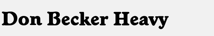 Don Becker-Heavy