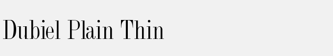 Dubiel (Plain)Thin