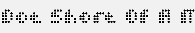 Dot Short Of A Matrix