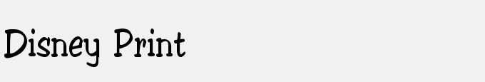 Disney Print