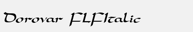 Dorovar FLF-Italic